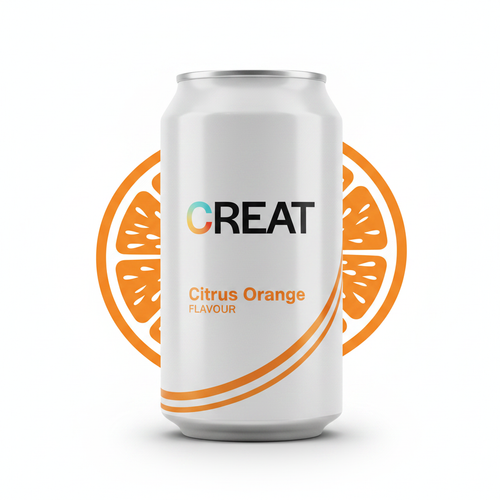 Creat Citrus Orange creatine can